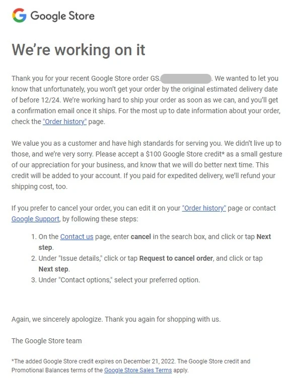 谷歌Pixel 6供不应求 一些订单的发货时间被迫推迟